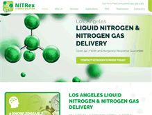 Tablet Screenshot of nitrexgas.com